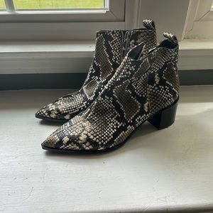Everlane Snake Booties Size 9